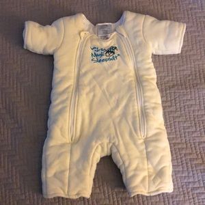 Baby merlins magic sleep suit size large